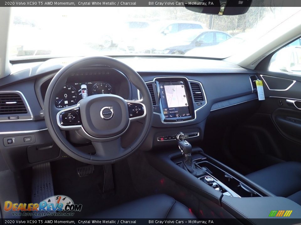 Dashboard of 2020 Volvo XC90 T5 AWD Momentum Photo #9