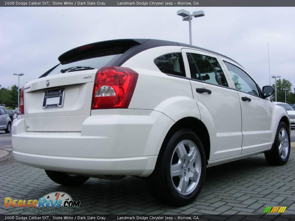 2008 Dodge Caliber SXT Stone White / Dark Slate Gray Photo 5
