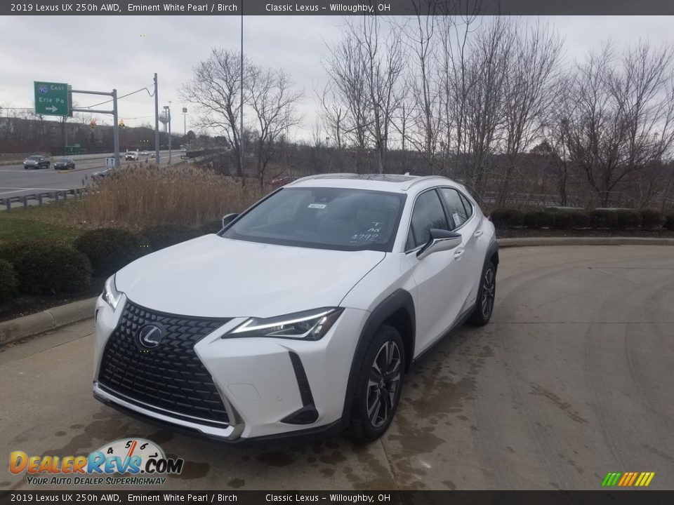 2019 Lexus UX 250h AWD Eminent White Pearl / Birch Photo #1