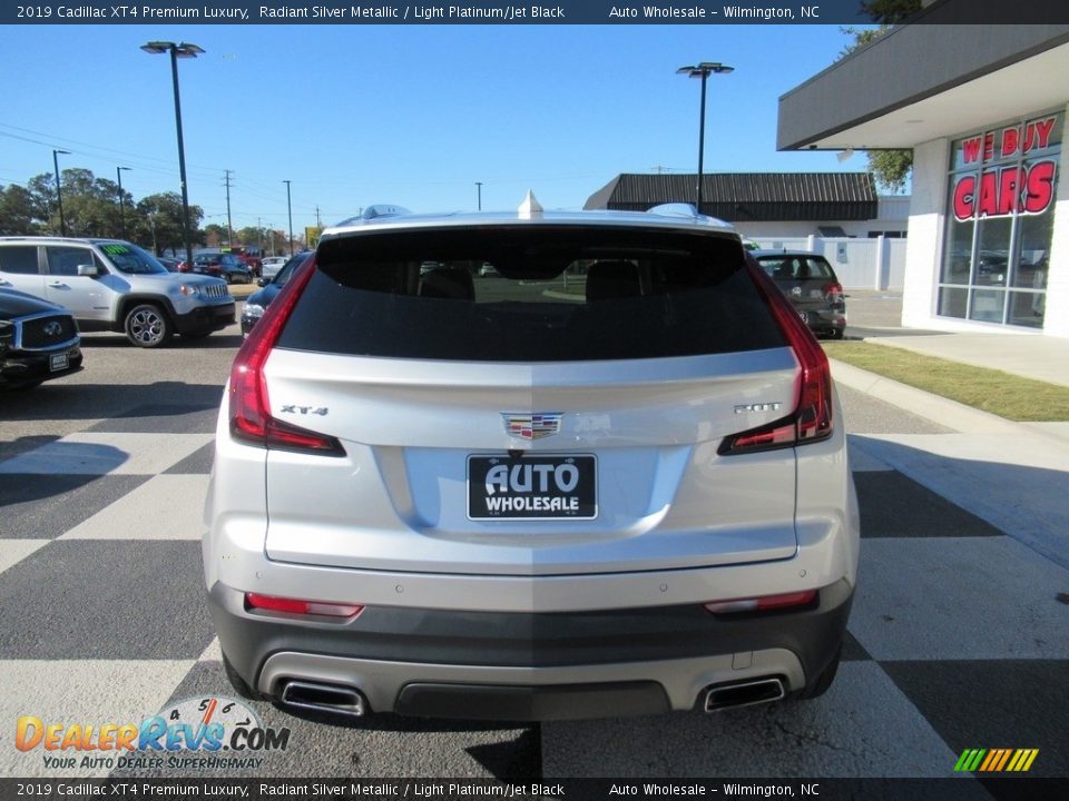 2019 Cadillac XT4 Premium Luxury Radiant Silver Metallic / Light Platinum/Jet Black Photo #4