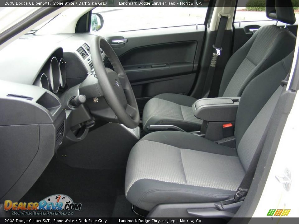 2008 Dodge Caliber SXT Stone White / Dark Slate Gray Photo #11