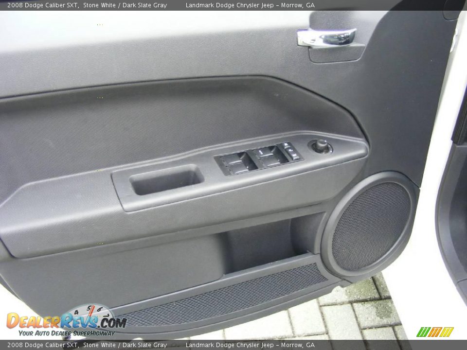 2008 Dodge Caliber SXT Stone White / Dark Slate Gray Photo #12