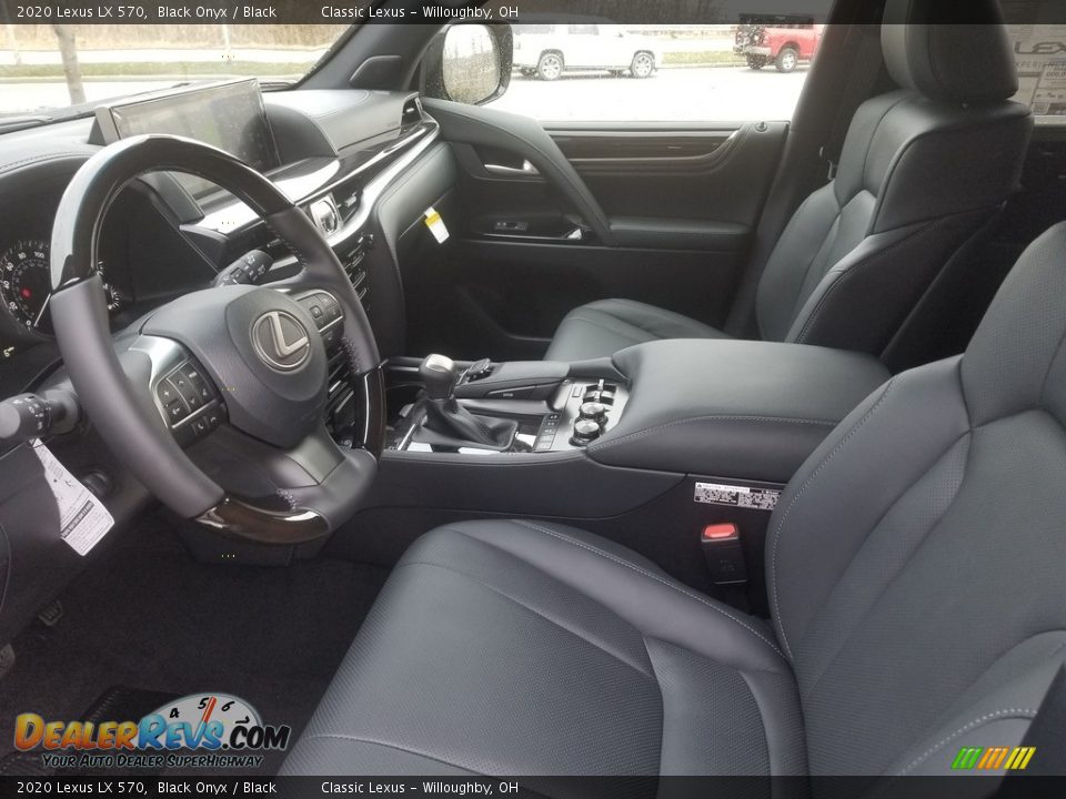 Black Interior - 2020 Lexus LX 570 Photo #2