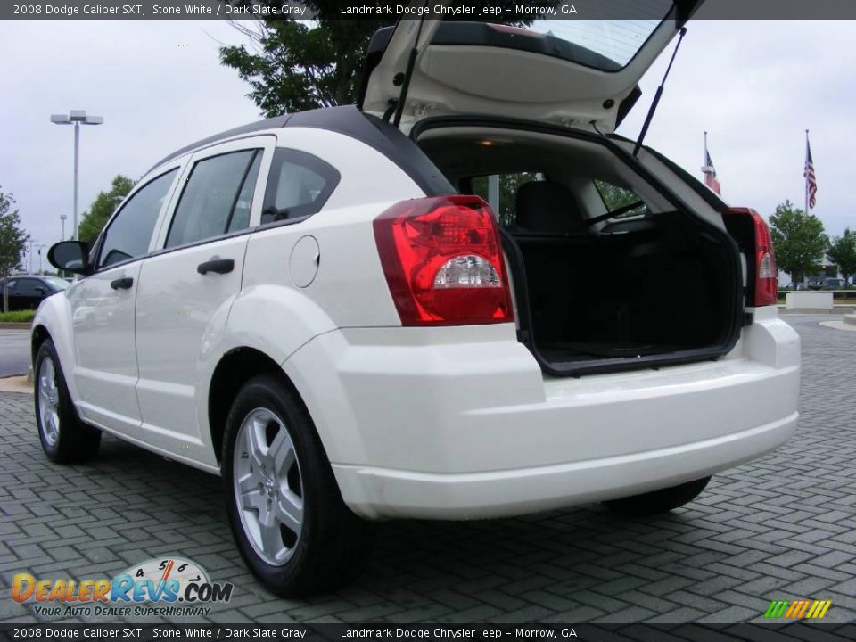 2008 Dodge Caliber SXT Stone White / Dark Slate Gray Photo #16