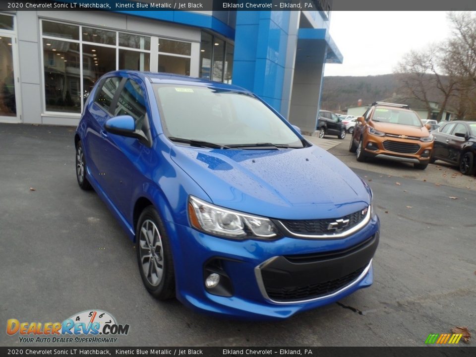 2020 Chevrolet Sonic LT Hatchback Kinetic Blue Metallic / Jet Black Photo #4