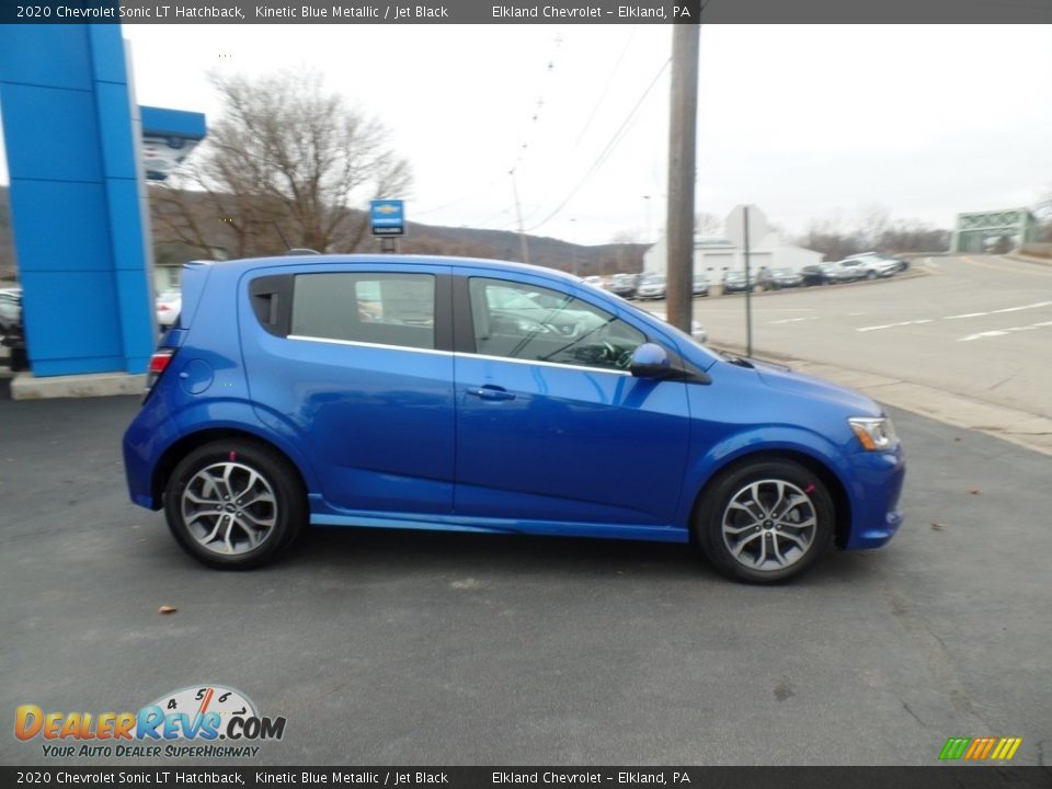 2020 Chevrolet Sonic LT Hatchback Kinetic Blue Metallic / Jet Black Photo #6