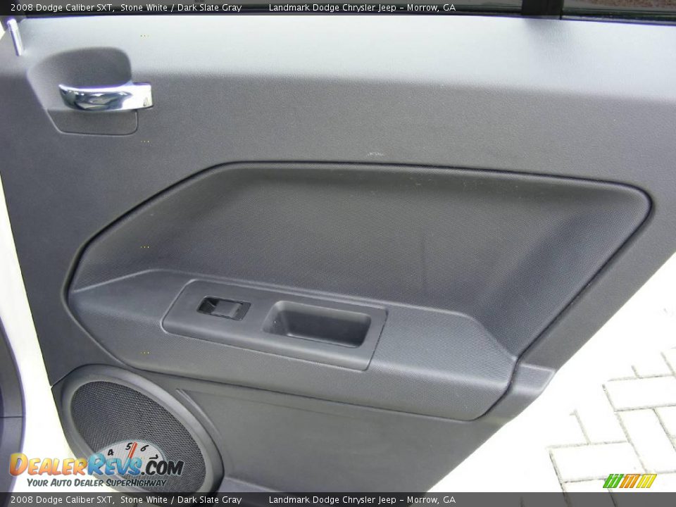 2008 Dodge Caliber SXT Stone White / Dark Slate Gray Photo #18
