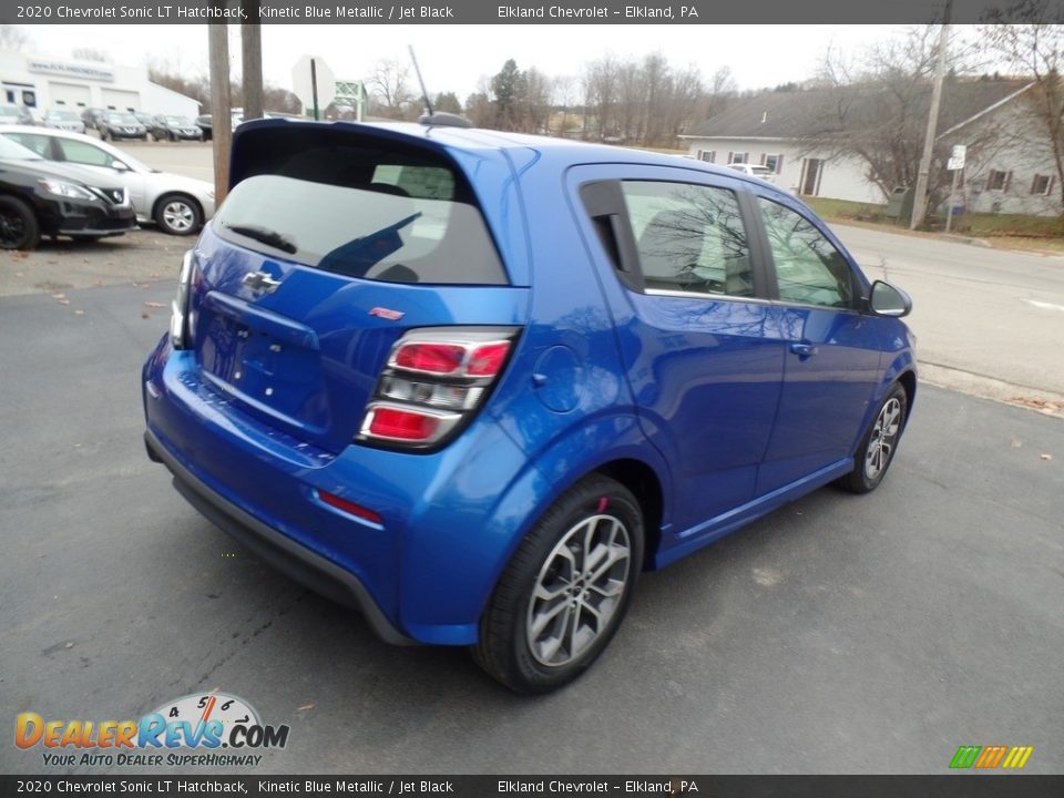 2020 Chevrolet Sonic LT Hatchback Kinetic Blue Metallic / Jet Black Photo #7