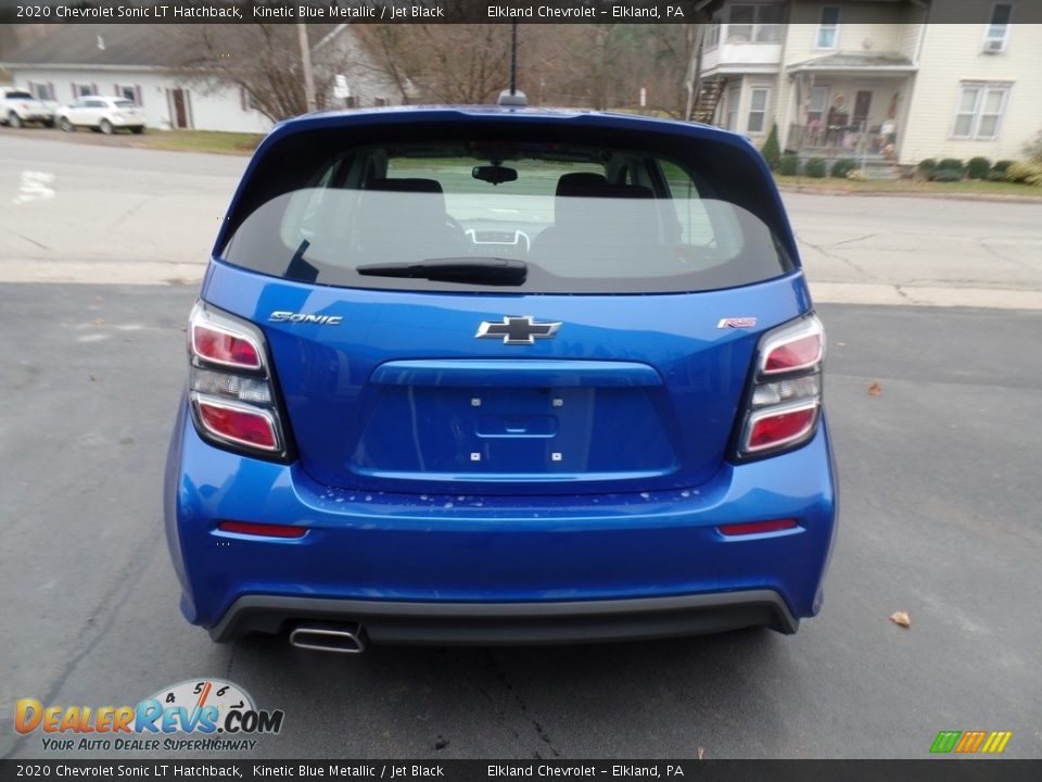 2020 Chevrolet Sonic LT Hatchback Kinetic Blue Metallic / Jet Black Photo #8
