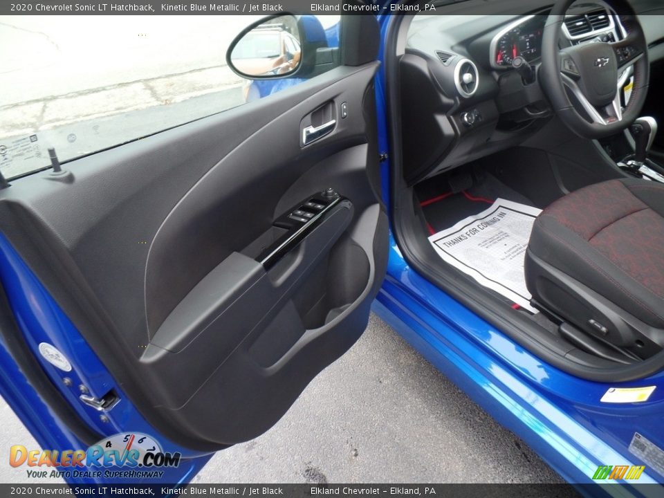 2020 Chevrolet Sonic LT Hatchback Kinetic Blue Metallic / Jet Black Photo #14
