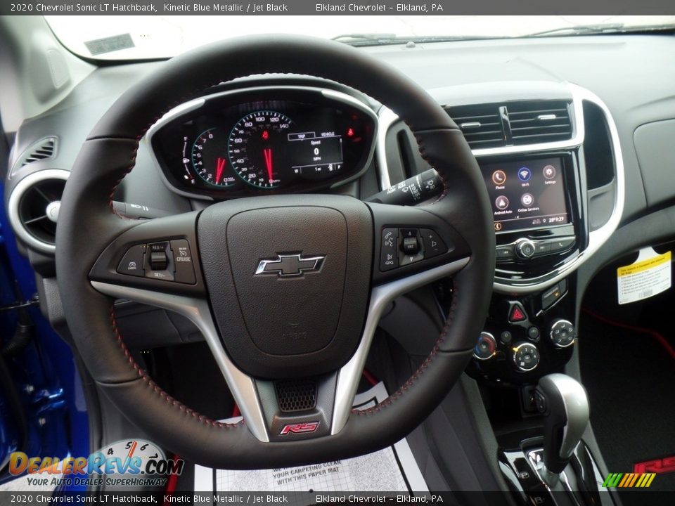 2020 Chevrolet Sonic LT Hatchback Kinetic Blue Metallic / Jet Black Photo #19
