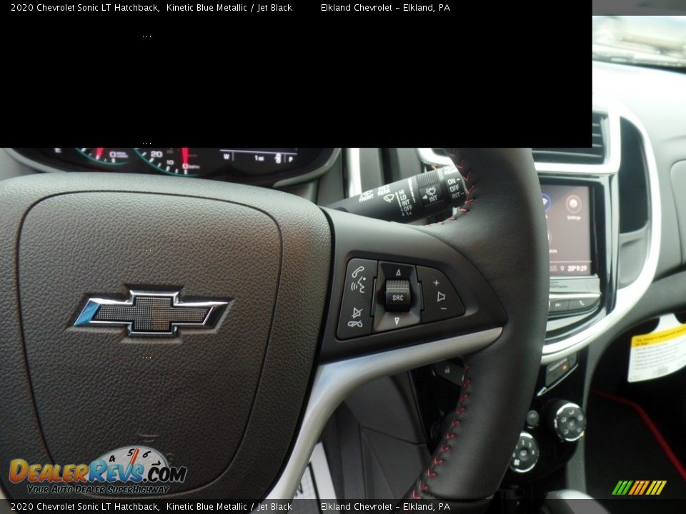 2020 Chevrolet Sonic LT Hatchback Kinetic Blue Metallic / Jet Black Photo #20