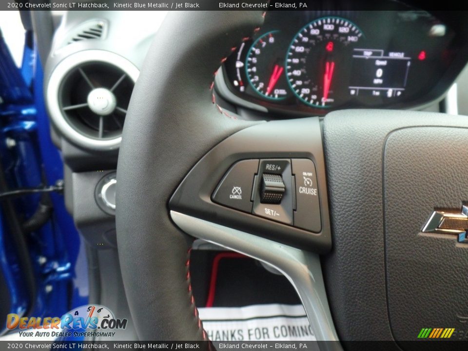 2020 Chevrolet Sonic LT Hatchback Kinetic Blue Metallic / Jet Black Photo #21