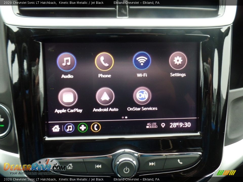 2020 Chevrolet Sonic LT Hatchback Kinetic Blue Metallic / Jet Black Photo #25