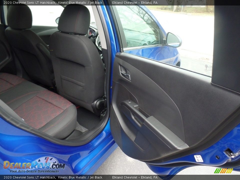 2020 Chevrolet Sonic LT Hatchback Kinetic Blue Metallic / Jet Black Photo #35