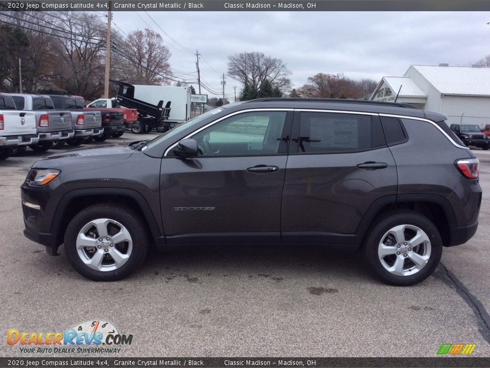 2020 Jeep Compass Latitude 4x4 Granite Crystal Metallic / Black Photo #6