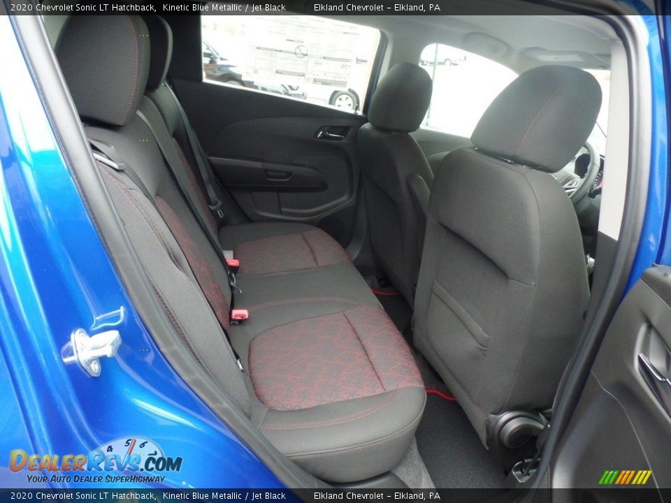 2020 Chevrolet Sonic LT Hatchback Kinetic Blue Metallic / Jet Black Photo #36