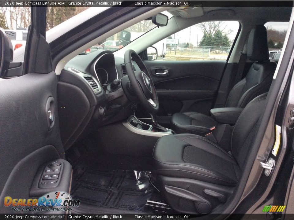 2020 Jeep Compass Latitude 4x4 Granite Crystal Metallic / Black Photo #11