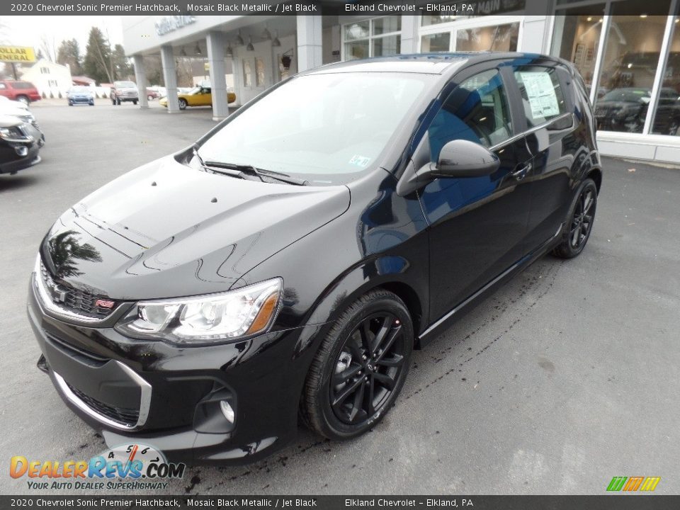 2020 Chevrolet Sonic Premier Hatchback Mosaic Black Metallic / Jet Black Photo #3