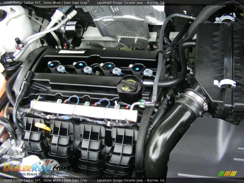 2008 Dodge Caliber SXT Stone White / Dark Slate Gray Photo #28