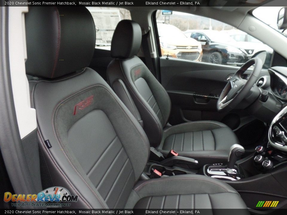 2020 Chevrolet Sonic Premier Hatchback Mosaic Black Metallic / Jet Black Photo #10