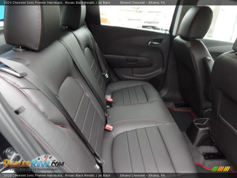 2020 Chevrolet Sonic Premier Hatchback Mosaic Black Metallic / Jet Black Photo #12