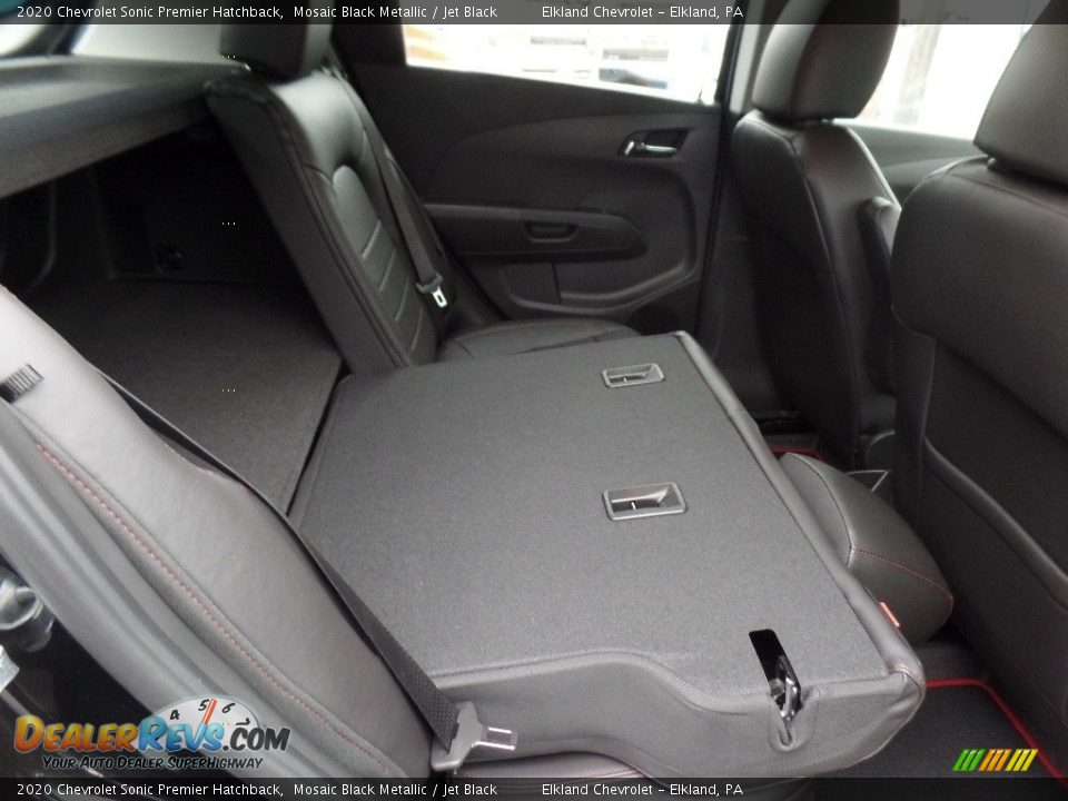 2020 Chevrolet Sonic Premier Hatchback Mosaic Black Metallic / Jet Black Photo #13