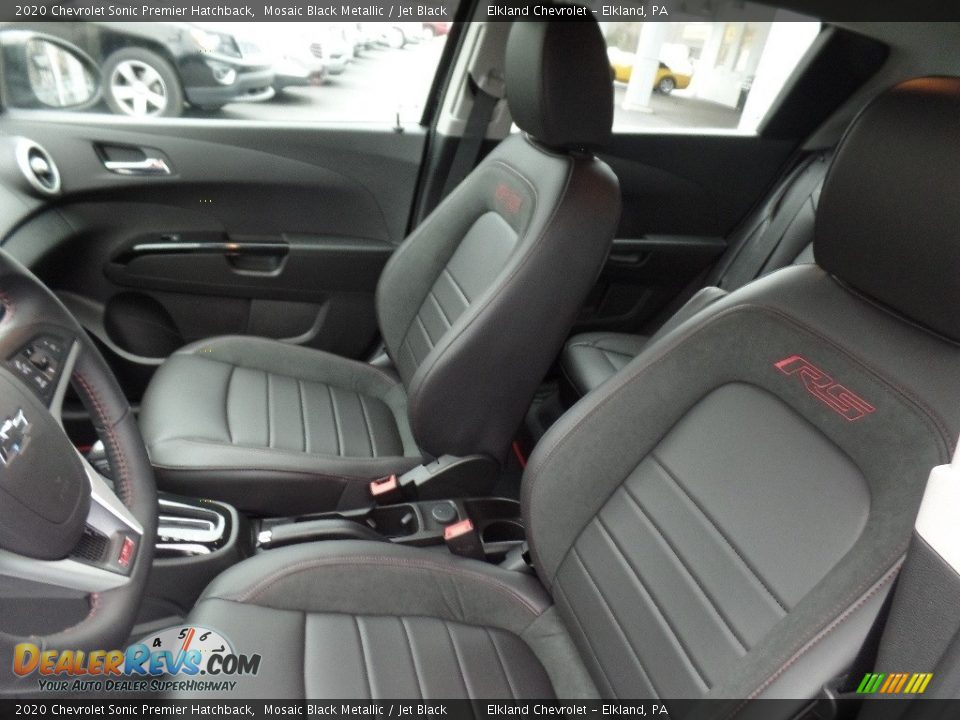 2020 Chevrolet Sonic Premier Hatchback Mosaic Black Metallic / Jet Black Photo #16