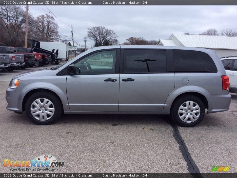 2019 Dodge Grand Caravan SE Billet / Black/Light Graystone Photo #6