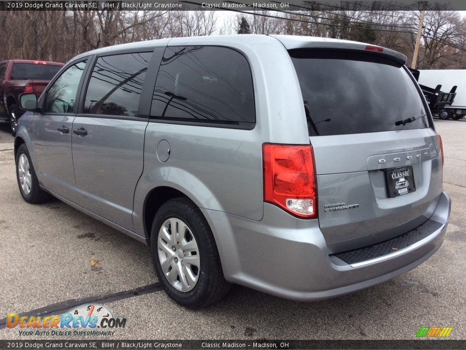 2019 Dodge Grand Caravan SE Billet / Black/Light Graystone Photo #7