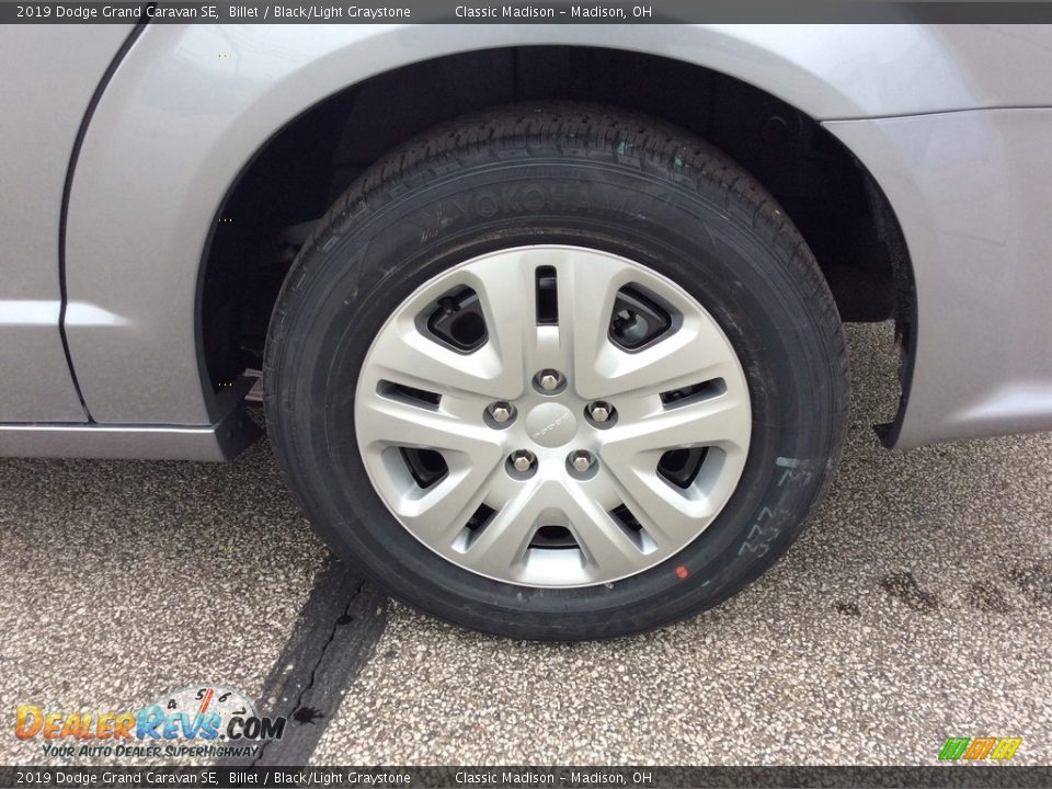 2019 Dodge Grand Caravan SE Billet / Black/Light Graystone Photo #9