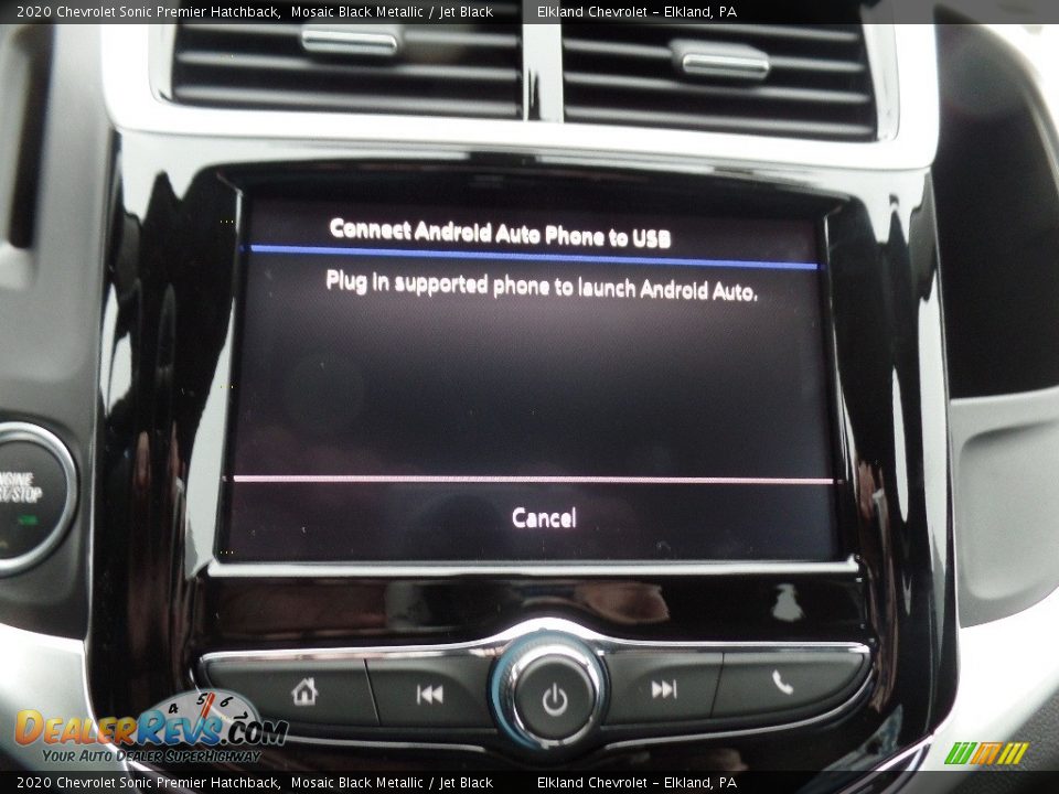 2020 Chevrolet Sonic Premier Hatchback Mosaic Black Metallic / Jet Black Photo #31