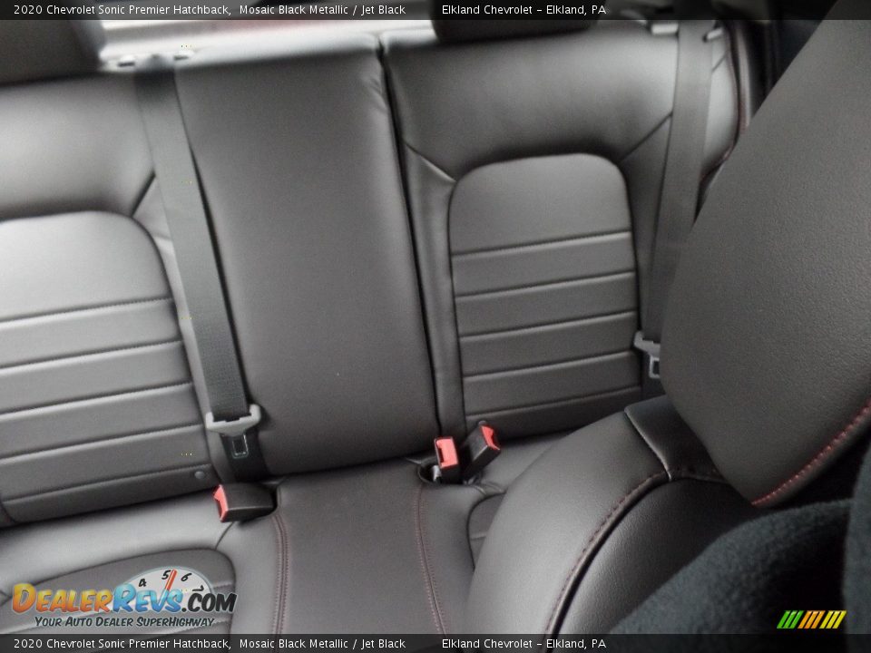 2020 Chevrolet Sonic Premier Hatchback Mosaic Black Metallic / Jet Black Photo #36