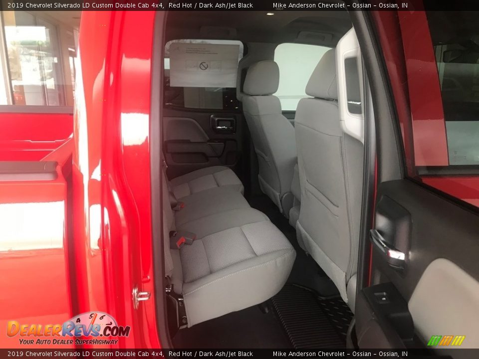 2019 Chevrolet Silverado LD Custom Double Cab 4x4 Red Hot / Dark Ash/Jet Black Photo #12