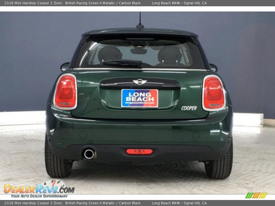 2018 Mini Hardtop Cooper 2 Door British Racing Green II Metallic / Carbon Black Photo #3