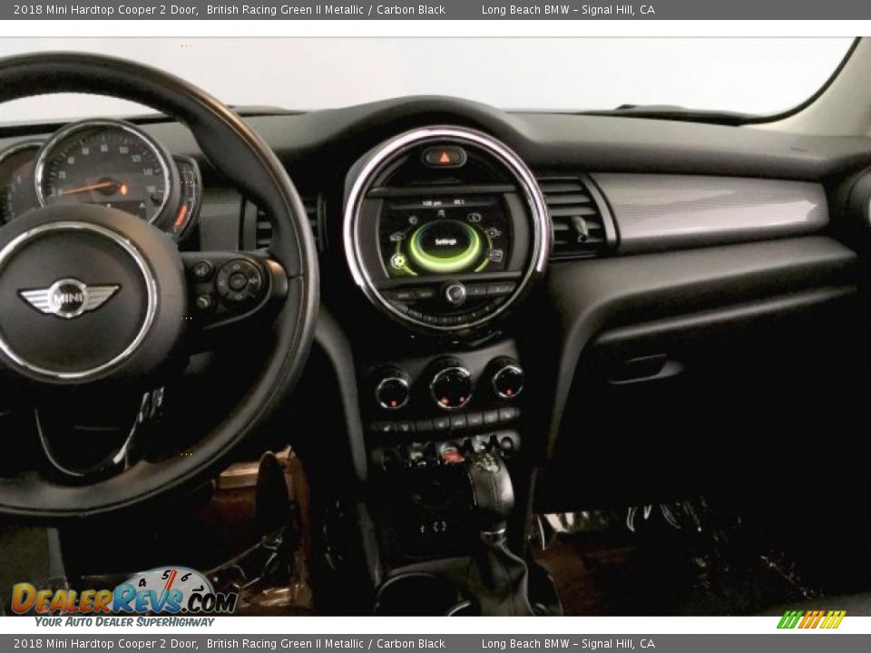 2018 Mini Hardtop Cooper 2 Door British Racing Green II Metallic / Carbon Black Photo #5