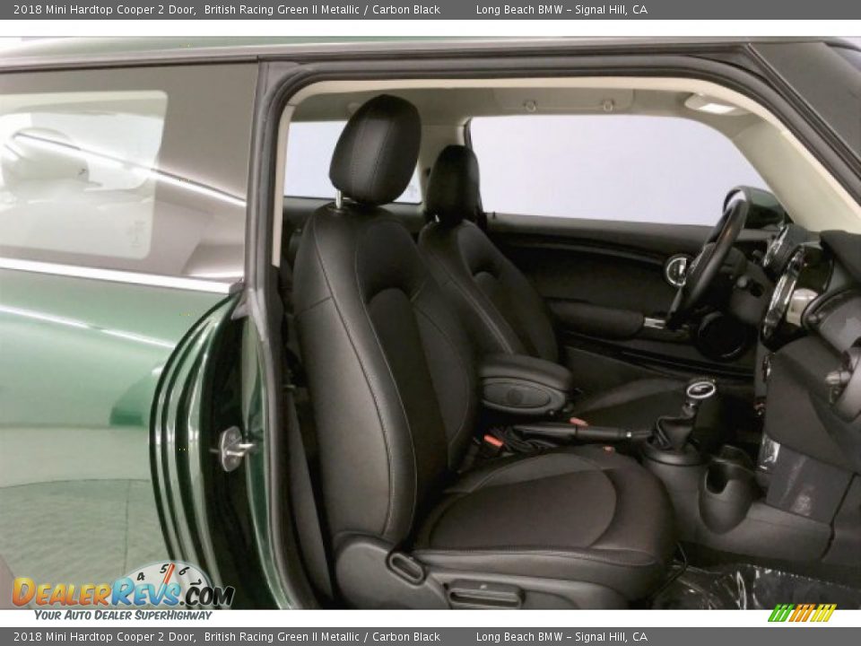 2018 Mini Hardtop Cooper 2 Door British Racing Green II Metallic / Carbon Black Photo #6