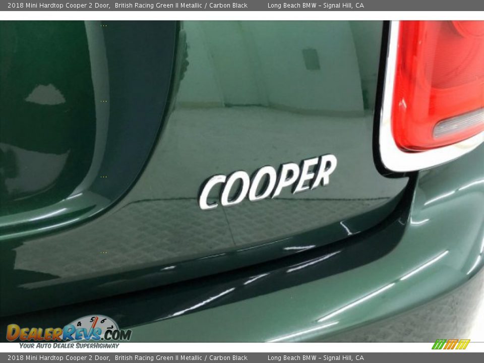 2018 Mini Hardtop Cooper 2 Door British Racing Green II Metallic / Carbon Black Photo #7
