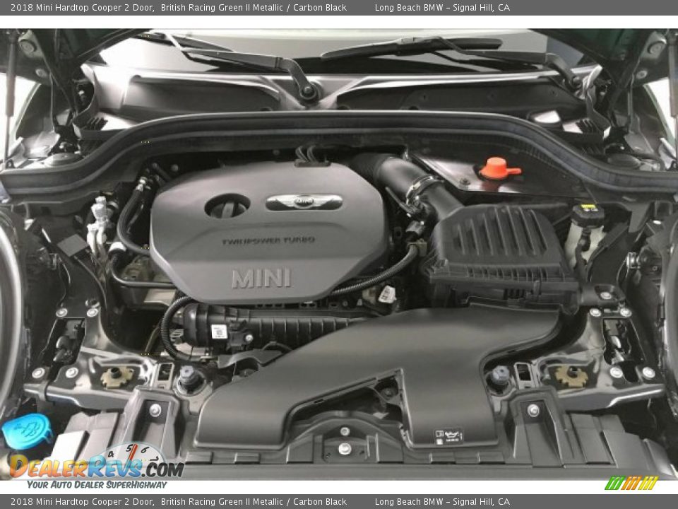 2018 Mini Hardtop Cooper 2 Door British Racing Green II Metallic / Carbon Black Photo #9