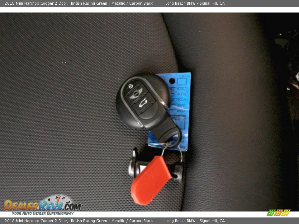 2018 Mini Hardtop Cooper 2 Door British Racing Green II Metallic / Carbon Black Photo #11