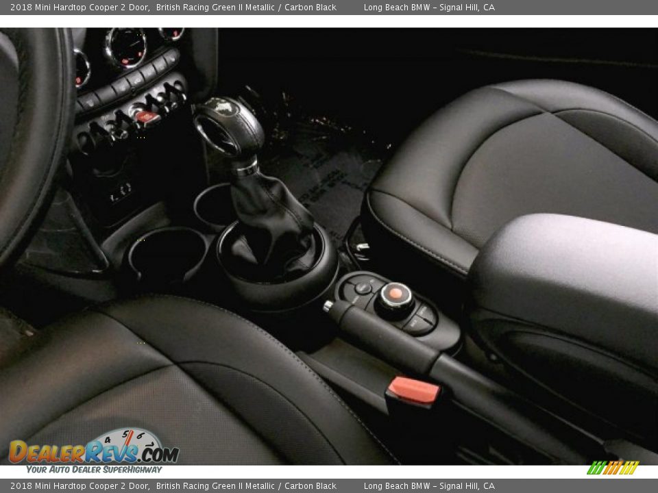 2018 Mini Hardtop Cooper 2 Door British Racing Green II Metallic / Carbon Black Photo #18