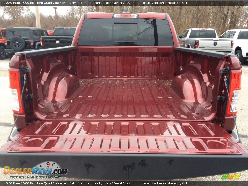 2020 Ram 1500 Big Horn Quad Cab 4x4 Delmonico Red Pearl / Black/Diesel Gray Photo #9