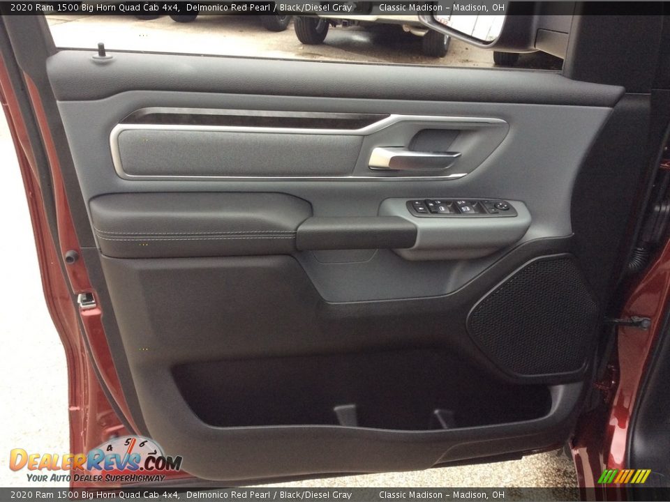 2020 Ram 1500 Big Horn Quad Cab 4x4 Delmonico Red Pearl / Black/Diesel Gray Photo #11