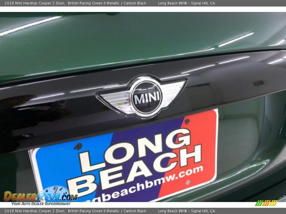 2018 Mini Hardtop Cooper 2 Door British Racing Green II Metallic / Carbon Black Photo #23
