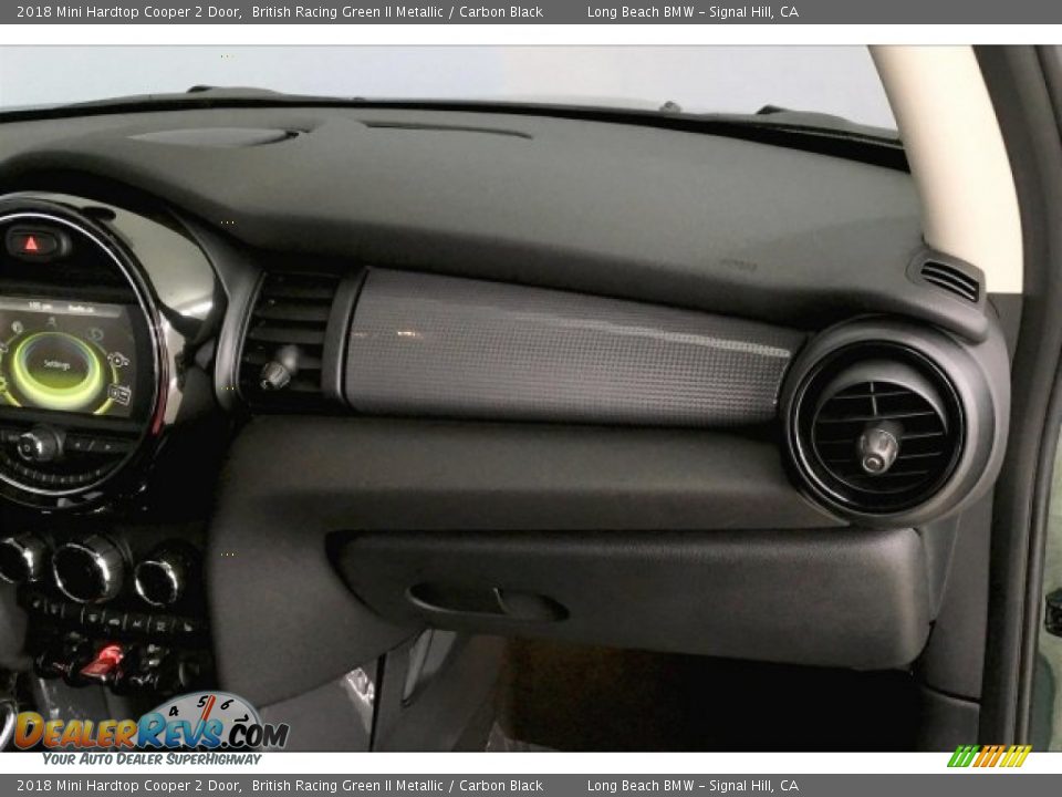 2018 Mini Hardtop Cooper 2 Door British Racing Green II Metallic / Carbon Black Photo #24