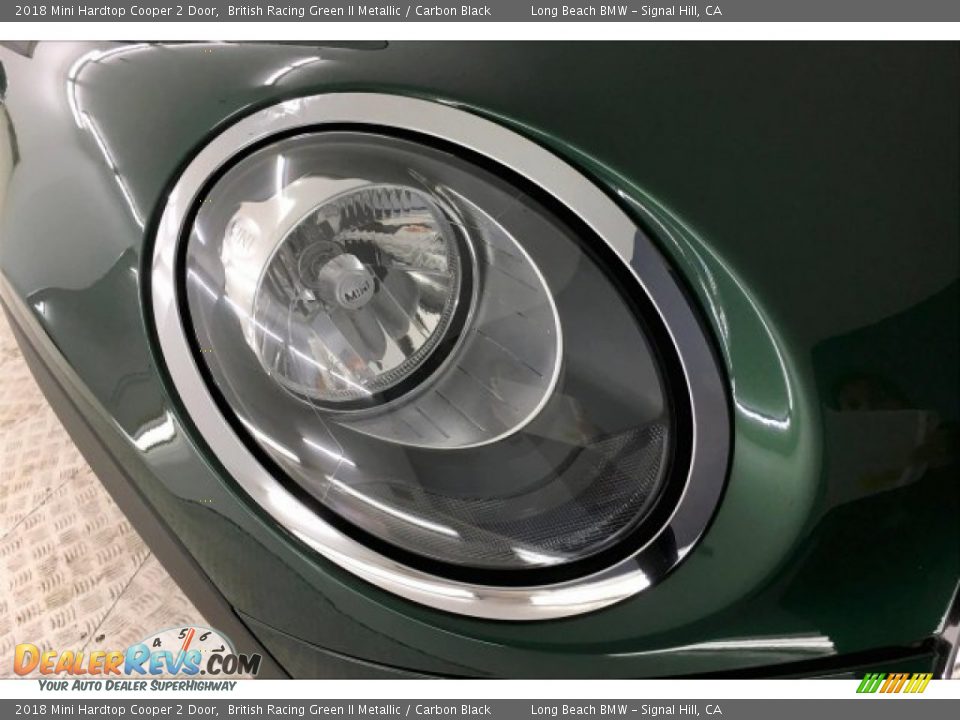 2018 Mini Hardtop Cooper 2 Door British Racing Green II Metallic / Carbon Black Photo #27