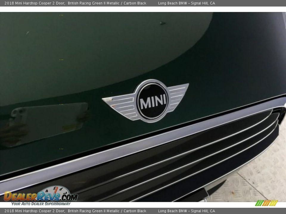 2018 Mini Hardtop Cooper 2 Door British Racing Green II Metallic / Carbon Black Photo #28