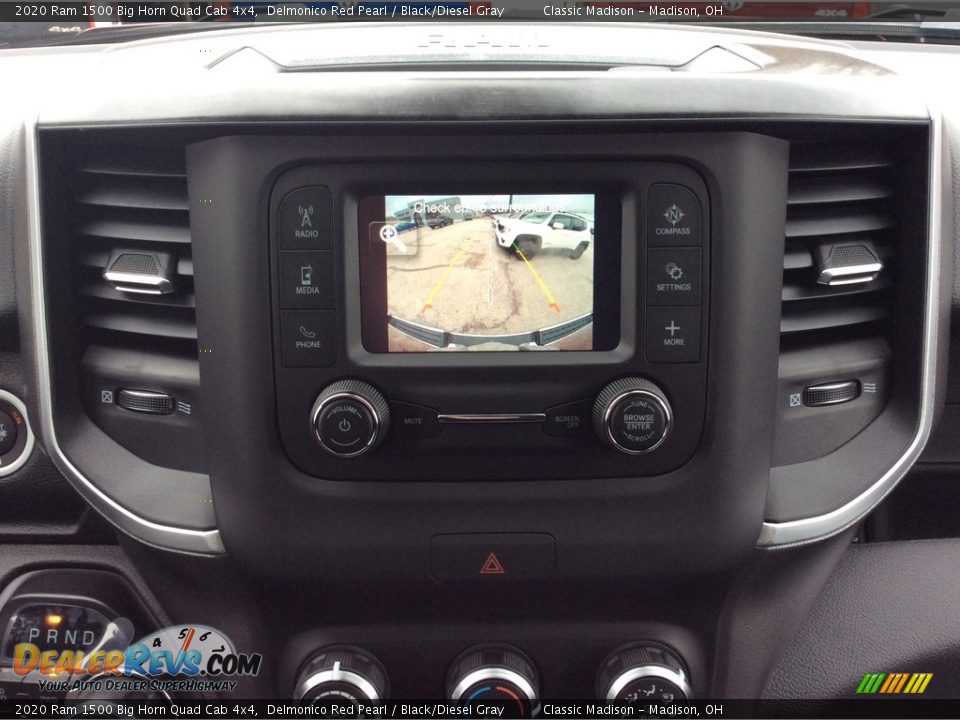 2020 Ram 1500 Big Horn Quad Cab 4x4 Delmonico Red Pearl / Black/Diesel Gray Photo #15