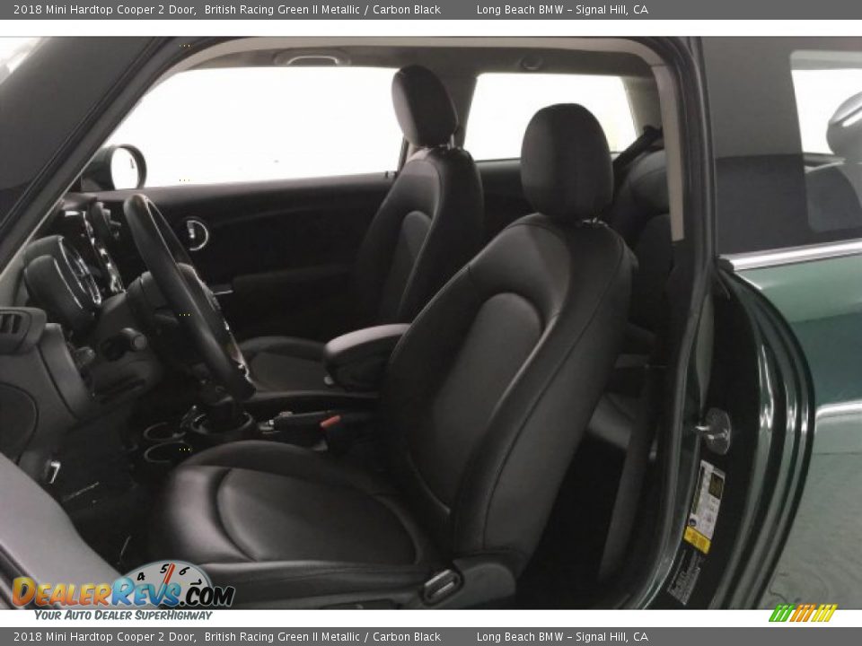2018 Mini Hardtop Cooper 2 Door British Racing Green II Metallic / Carbon Black Photo #31