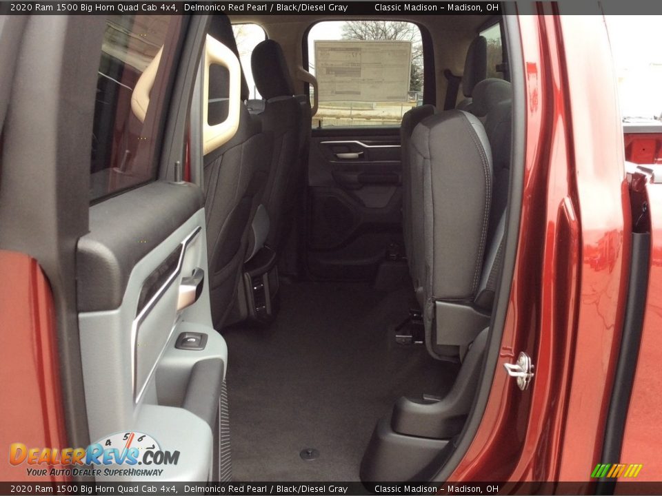 2020 Ram 1500 Big Horn Quad Cab 4x4 Delmonico Red Pearl / Black/Diesel Gray Photo #17